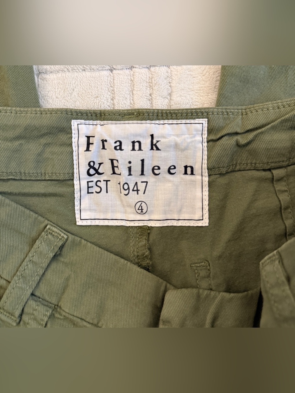 Frank & Eileen Olive Utility Cargo Pants - Picture 4 of 5